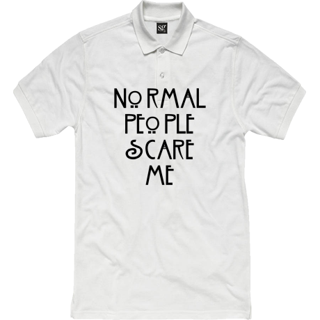 Polo damskie „Normal People Scare Me”