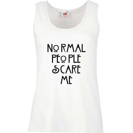 Bezrękawnik damski „Normal People Scare Me”