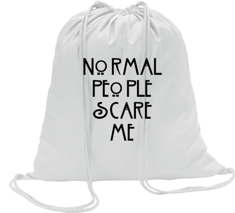 Worko-plecak „Normal People Scare Me”