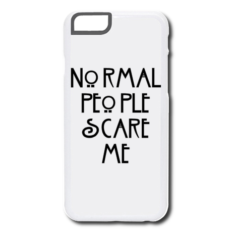 Etui na iPhone „Normal People Scare Me”
