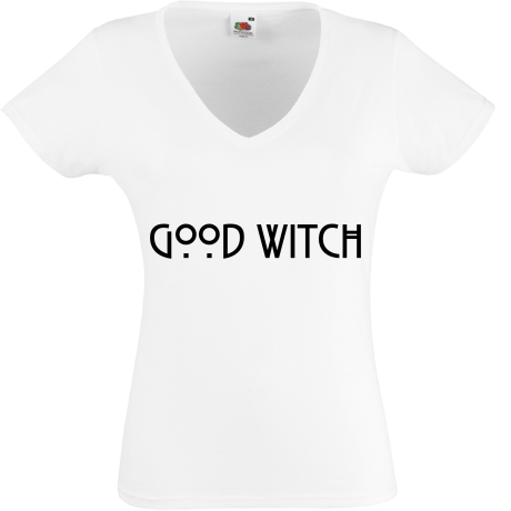 Koszulka damska w serek „Good Witch”