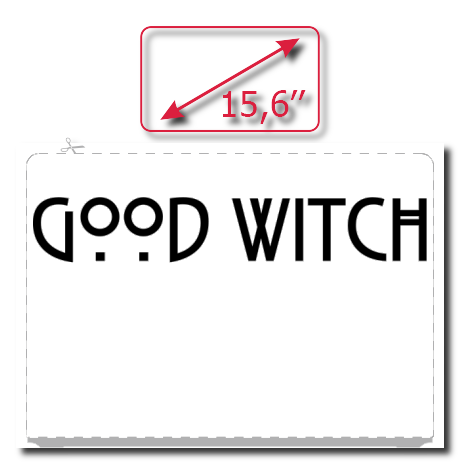 Naklejka na laptop „Good Witch”