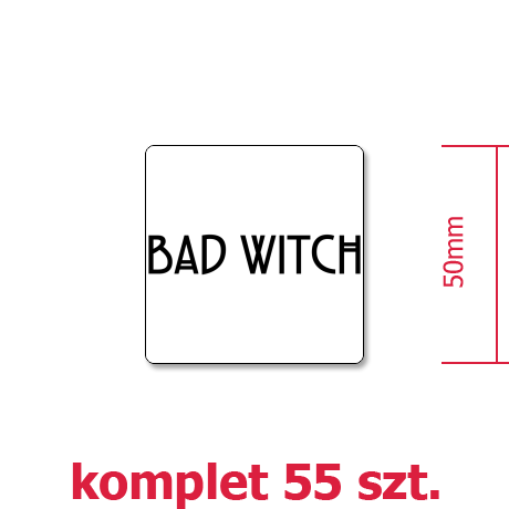 Wlepka „Bad Witch”