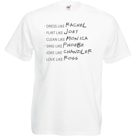 Koszulka „Rachel & Joey & Monica & Phoebe & Chandler & Ross”