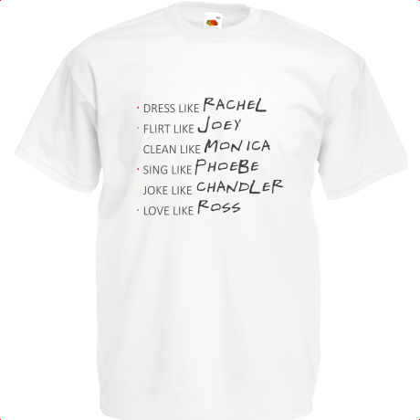 Koszulka dziecięca „Rachel & Joey & Monica & Phoebe & Chandler & Ross”