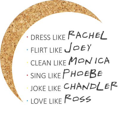 Podkładka pod kubek „Rachel & Joey & Monica & Phoebe & Chandler & Ross”