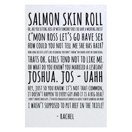 Blacha „Rachel Quotes”