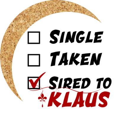 Podkładka pod kubek „Sired to Klaus”