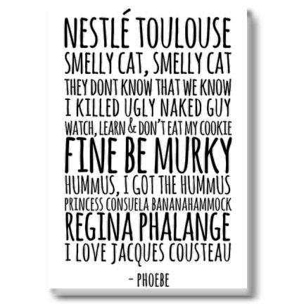 Plakat „Phoebe Quotes”