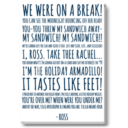 Plakat „Ross Quotes”
