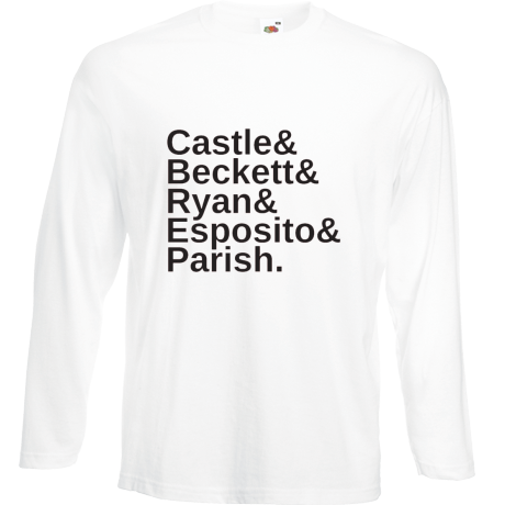 Koszulka z długim rękawem „Castle Names”