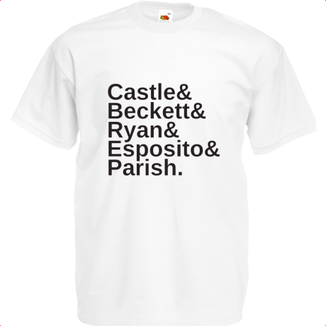 Koszulka dziecięca „Castle Names”