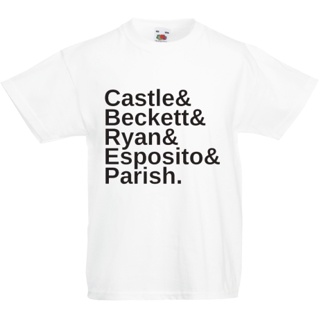 Koszulka dla malucha „Castle Names”