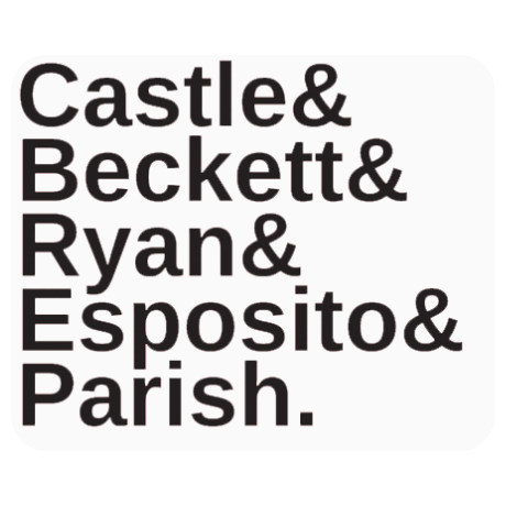 Podkładka pod mysz „Castle Names”