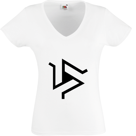 Koszulka damska w serek „Alpha Pack Symbol”