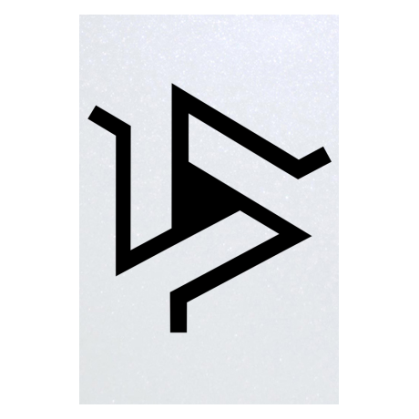 Blacha „Alpha Pack Symbol”