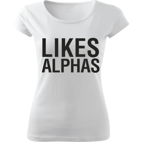 Koszulka damska „Likes Alphas”
