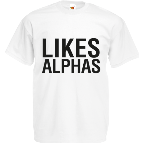 Koszulka dziecięca „Likes Alphas”