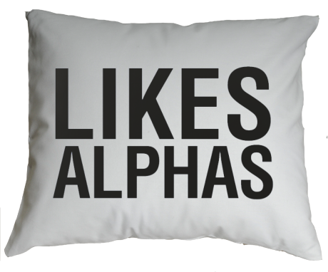 Poduszka „Likes Alphas”