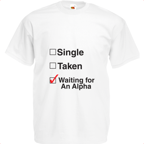 Koszulka dziecięca „Waiting For An Alpha”