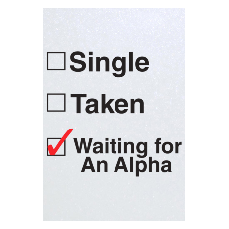 Blacha „Waiting For An Alpha”