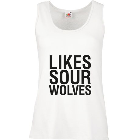 Bezrękawnik damski „Likes Sour Wolves”