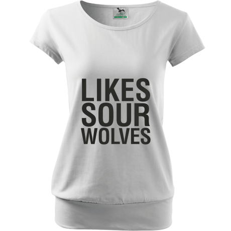 Koszulka City „Likes Sour Wolves”