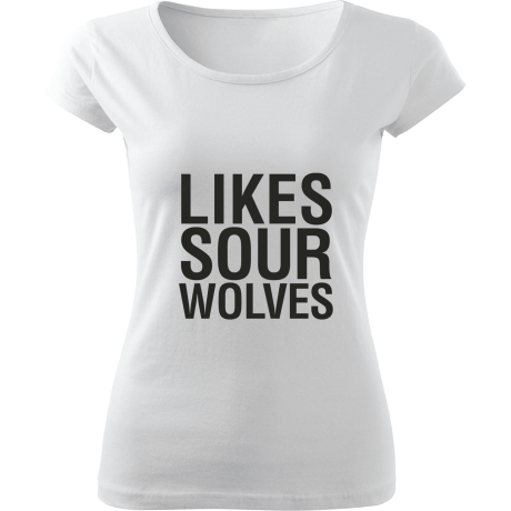 Koszulka damska „Likes Sour Wolves”