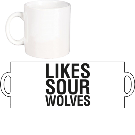 Kubek „Likes Sour Wolves”
