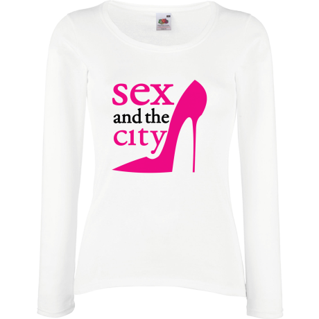 Koszulka damska z długim rękawem „Sex and the City”