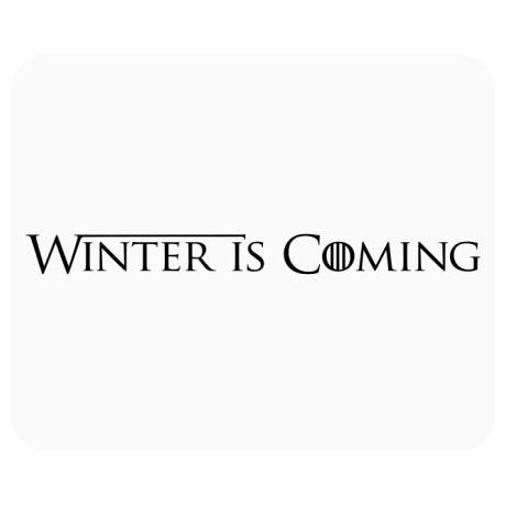 Podkładka pod mysz „Winter Is Coming”