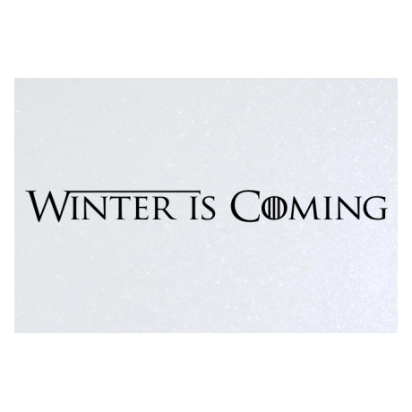 Blacha „Winter Is Coming”
