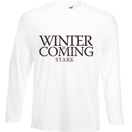 Koszulka z długim rękawem „Winter Is Coming Stark”