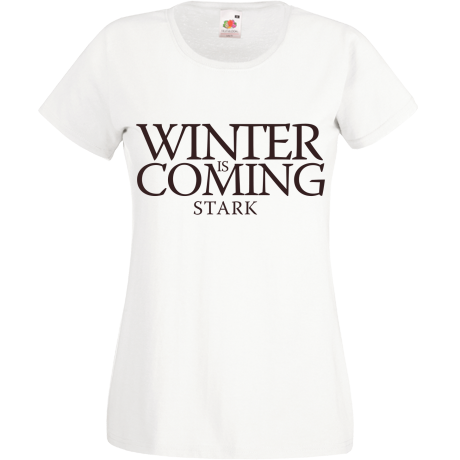 Koszulka damska „Winter Is Coming Stark”