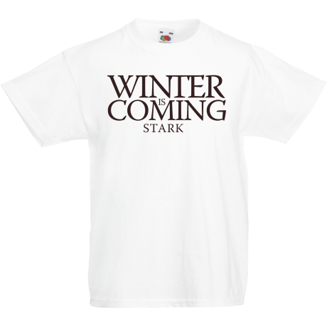Koszulka dla malucha „Winter Is Coming Stark”