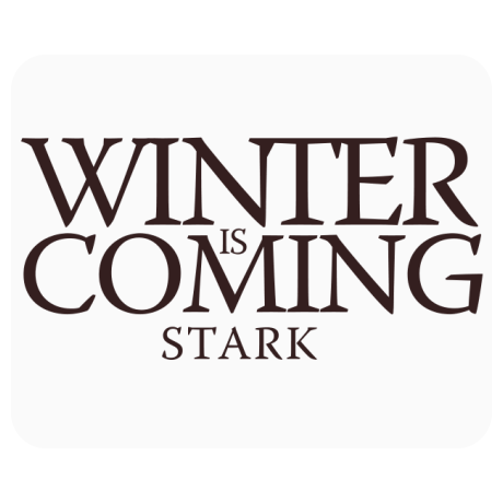 Podkładka pod mysz „Winter Is Coming Stark”
