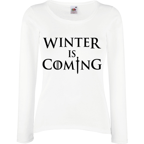 Koszulka damska z długim rękawem „Winter Is Coming 2”