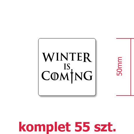 Wlepka „Winter Is Coming 2”