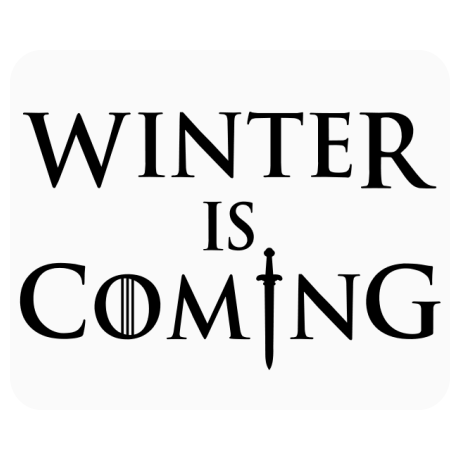 Podkładka pod mysz „Winter Is Coming 2”